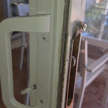 sliding impact door lock